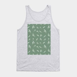 Pattern with herbs and flowers Tank Top